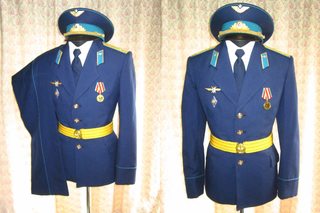 ソ連軍 空軍少佐 M69常勤服 上下＋制帽セット ロシア軍 制服 - 個人装備